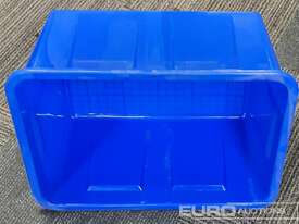 Unused 60lt Blue Tubs (5 of) - picture1' - Click to enlarge