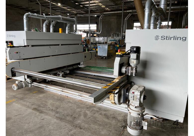 Used 2017 Stirling Machinery Double End Tenoner Double End Tenoner in