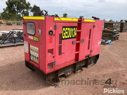 Janan SLG18FI Diesel Generator, S/N: PG1802000701, 3-Phase, 27.5 KVA, 240 / 415 V, 50 Hz, Powered By