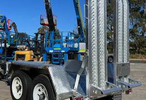 EWP 19ft Scissor Lift Transport Trailer - 1,580kg Carry Capacity / 1,600mm Ramp / 12-Month Warranty