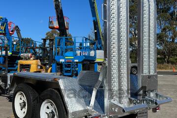 EWP 19ft Scissor Lift Transport Trailer - 1,580kg Carry Capacity / 1,600mm Ramp / 12-Month Warranty