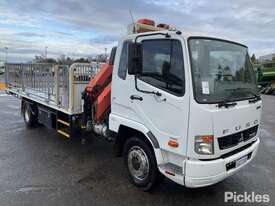 2016 Mitsubishi Fuso Fighter Flatbed Crane Truck - picture2' - Click to enlarge