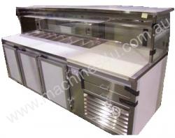 caption IFM Custom Built Pizza Bar 1800mm long & 2 door c