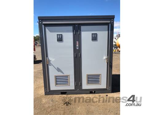 Portable Double Toilet Block