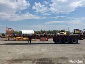 1981 Fruehauf 40ft Tri Axle Flat Top Trailer - picture2' - Click to enlarge