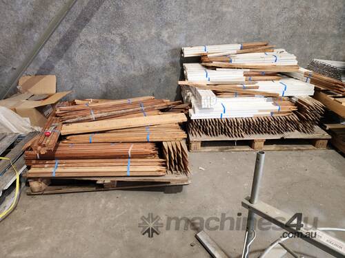 2 Pallets Wooden Stakes