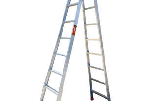 Aluminium Double Sided Step Ladder (150 kg Capacity) - 5.4M 9-Step