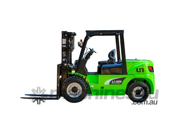 UN Forklift 5T Mini Lithium with BMS Control System and High Quality Lithium Battery