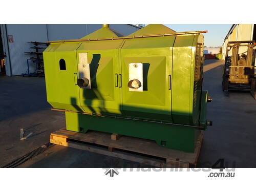 caption Holytek Turned Wood Rotary Sander | 16-Head | 400 HP | Precision Sanding for Intricate Woodwork