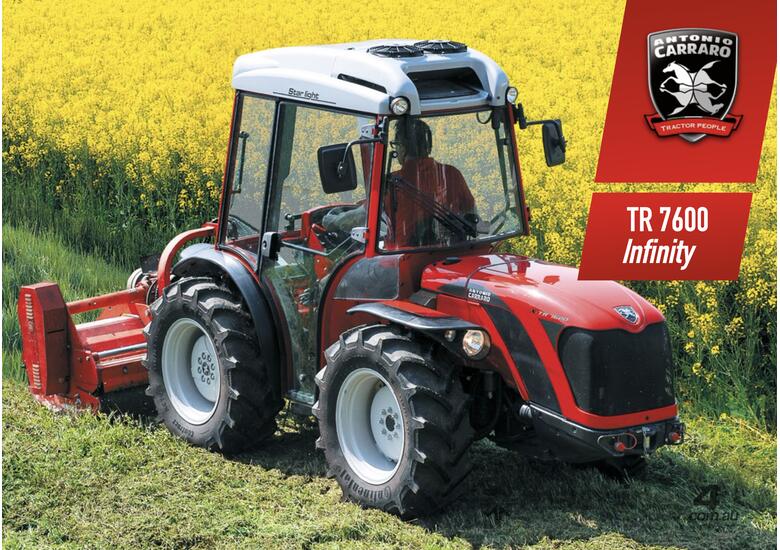 caption TR 7600 Infinity Isodiametric Tractor - 75hp Engine, Hybrid Mechanical