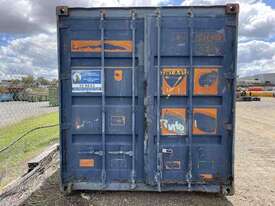 Blue 40' Shipping Container - fitted with fluro lights - picture0' - Click to enlarge