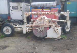 Pacific 34D towed broom , good broom , all works good Pacific 34D towed broom , good broom , all works good