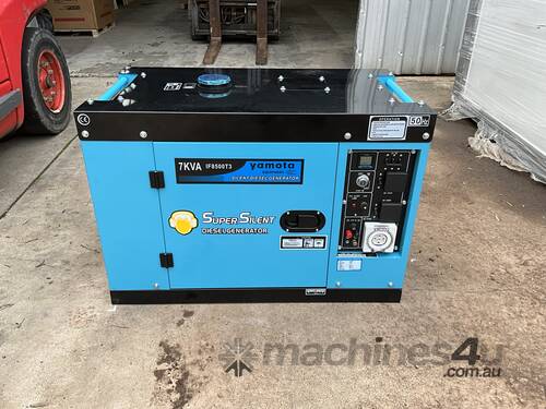 caption Unused 2024 Yamota 7 KVA 3 Phase Diesel Generator