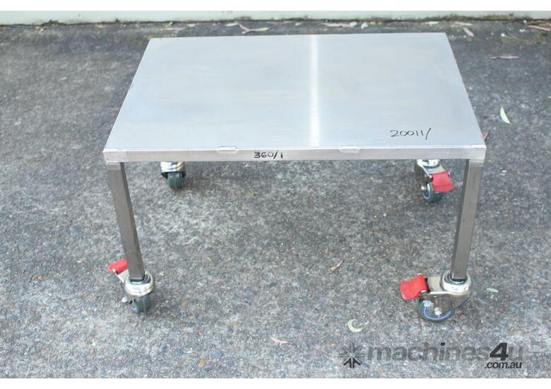 Stainless Steel Mobile Table.
