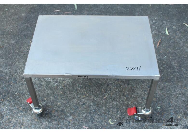 Stainless Steel Mobile Table.