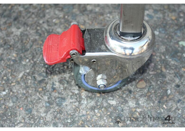 Stainless Steel Mobile Table.