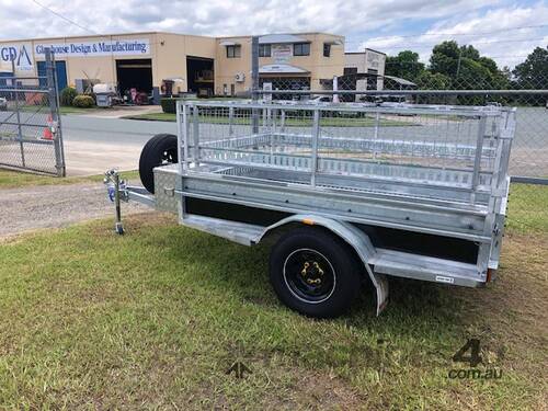 caption 7x4 Heavy Duty Cage Trailer – Australian Made