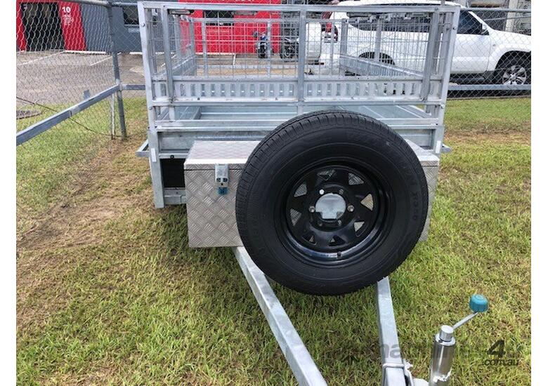 caption 7x4 Heavy Duty Cage Trailer – Australian Made