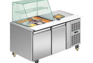 Thermaster two door DELUXE Salad Bar - THP2100SALGC
