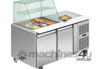 Thermaster two door DELUXE Salad Bar - THP2100SALGC