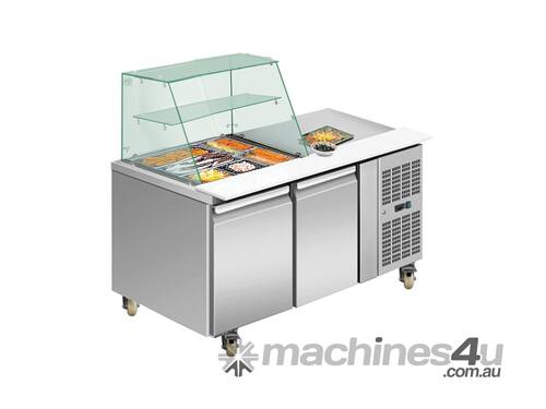Thermaster two door DELUXE Salad Bar - THP2100SALGC