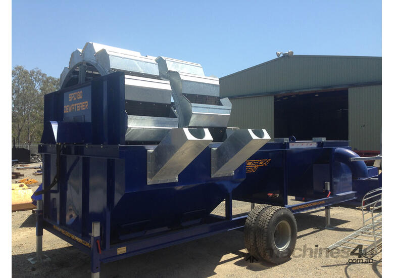 caption Precisionscreen SRD180 Bucket Wheel Dewaterer