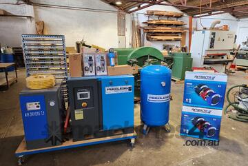 brand   never been used air compressor dryer package with filtration system and plenty of extras