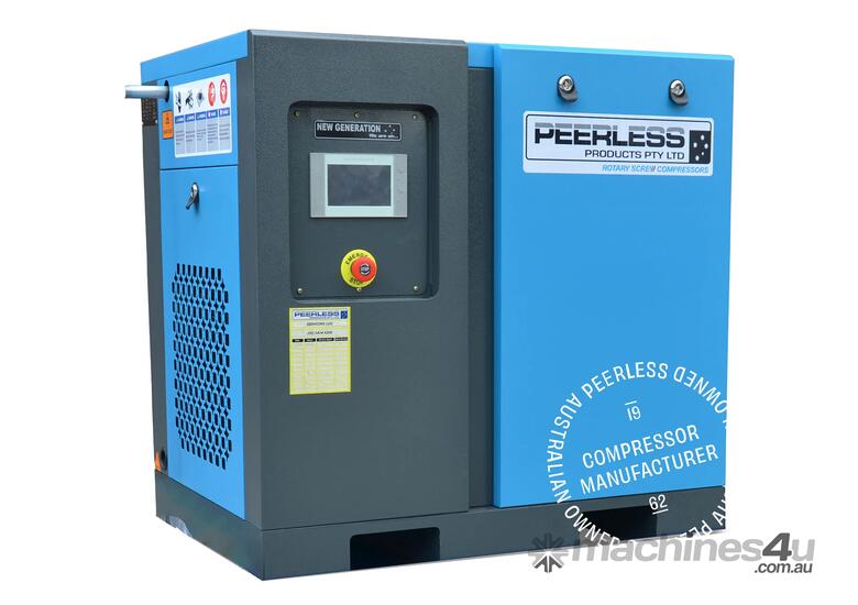 caption Brand new Peerless air compressor package with filtration system -28% discount from retail price