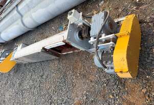 Conveyor Screw Type 2.9 m Long x 280mm Dia with Motor and Gearbox