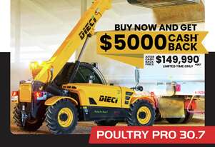 NEW Dieci Poultry Pro 30.7 - 3T / 6.35m Reach Telehandler