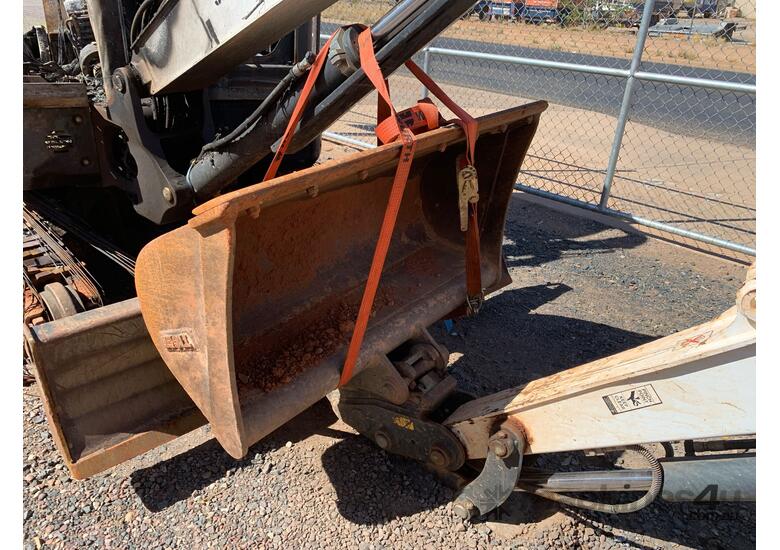 caption Bobcat E50 Excavator (Rubber Tracked)
