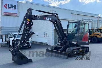 UME60 60hp Yanmar Engine 6.0T Excavator, Free 7 Attachments