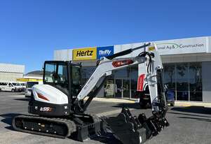 Bobcat E55z Excavator with Tilt Hitch