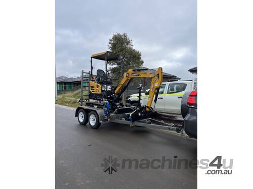 USED - 2023 SANY SY16C (incl. Trailer, bucket and auger)