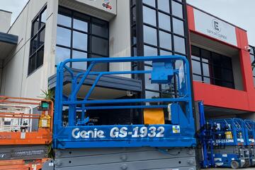 Genie GS1932 Electric Scissor Lift - Max Lift 7.79m / 227kg Capacity Genie GS1932 Electric Scissor Lift - Max Lift 7.79m / 227kg Capacity