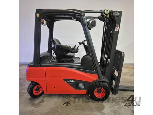 Linde E20PL Electric Forklift - 2 tonne