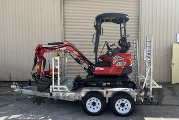 2.5 Gen 3 Mini Excavator + Trailer Package