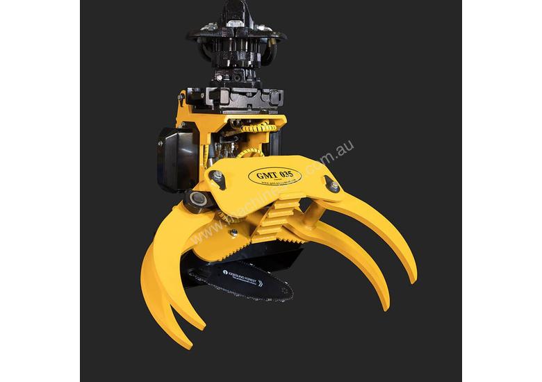 caption GMT035 grapple saw for 5+ ton Excavators