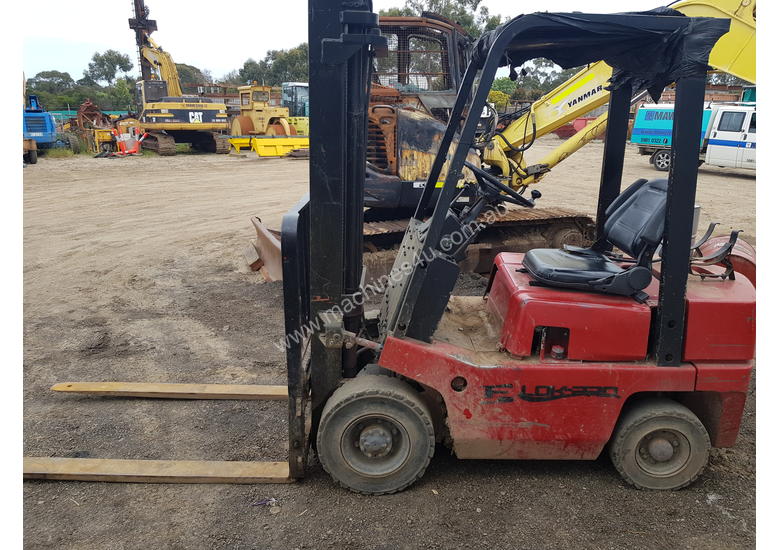 caption Nissan 1.8 tonne forklift