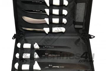 BKW-11 Professional Butchers Knife Set - 11 Piece The special steel alloy of Starrett professional