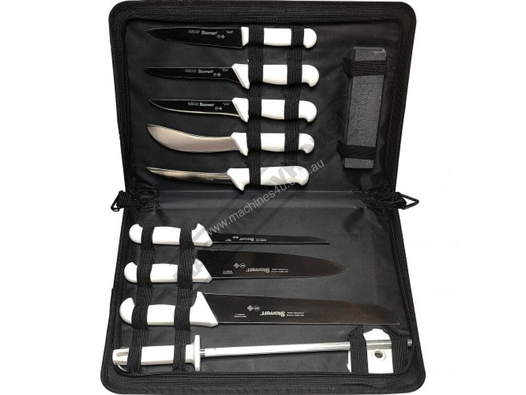 New starrett BKW11 Professional Butchers Knife Set 11 Piece The special steel alloy of