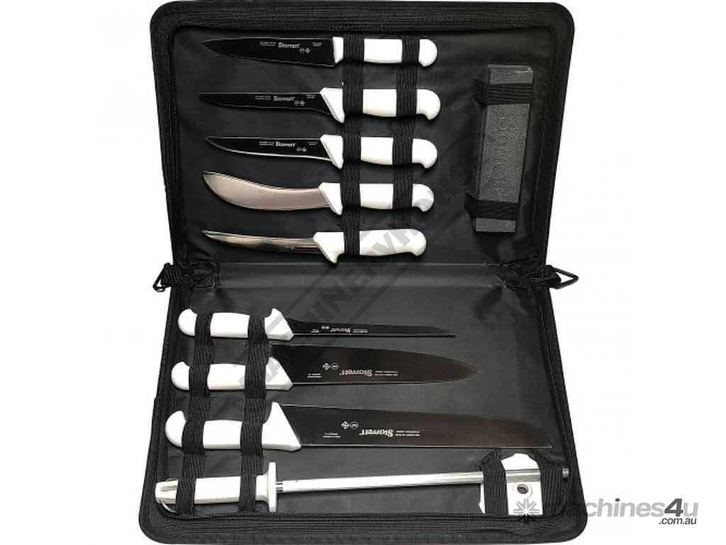 New starrett BKW11 Professional Butchers Knife Set 11 Piece The