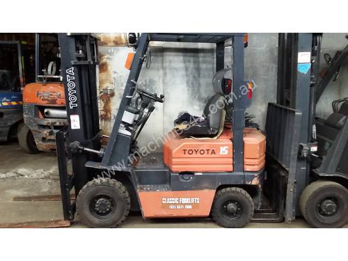 Toyota 5FG15 Forklift Container Entry Mast Great Value