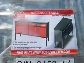 2.2m x 0.66m x 0.8m Welding Table  - picture0' - Click to enlarge