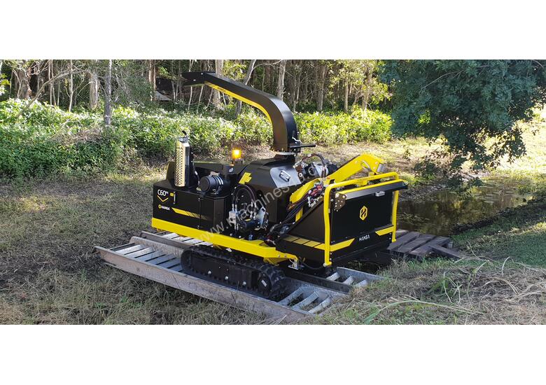 caption 2020 Hansa C60RX Tracked Wood Chipper