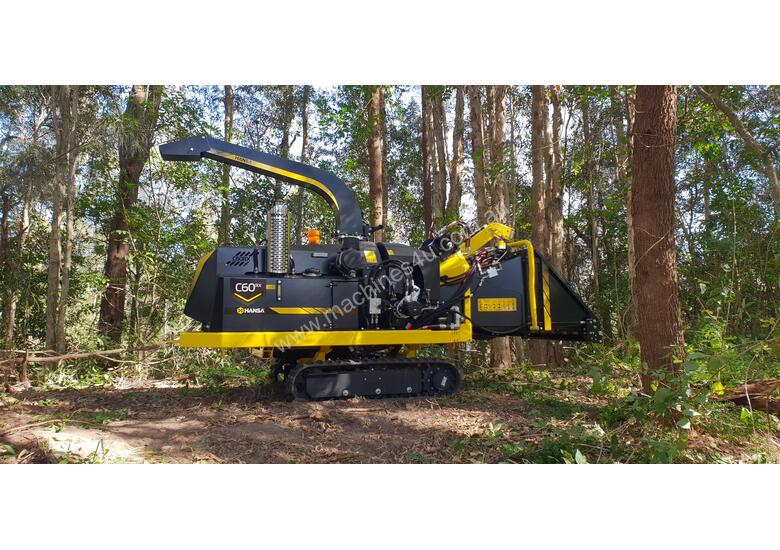 caption 2020 Hansa C60RX Tracked Wood Chipper
