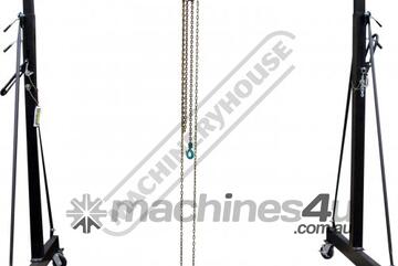 Mobile Girder Rail Gantry Package Deal MGT-1TGT 1 Tonne Capacity Includes 1T x 3M Chain Block & 1T