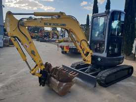 NEW HOLLAND E35B EXCAVATOR WITH FULL A/C CABIN, QUICK HITCH AND BUCKETS - picture0' - Click to enlarge