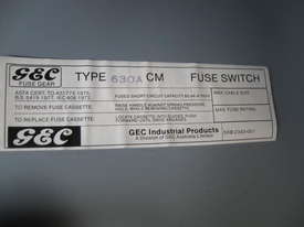 Circuit Breaker-3 phase- 630 Amp Fuse Switch - picture1' - Click to enlarge