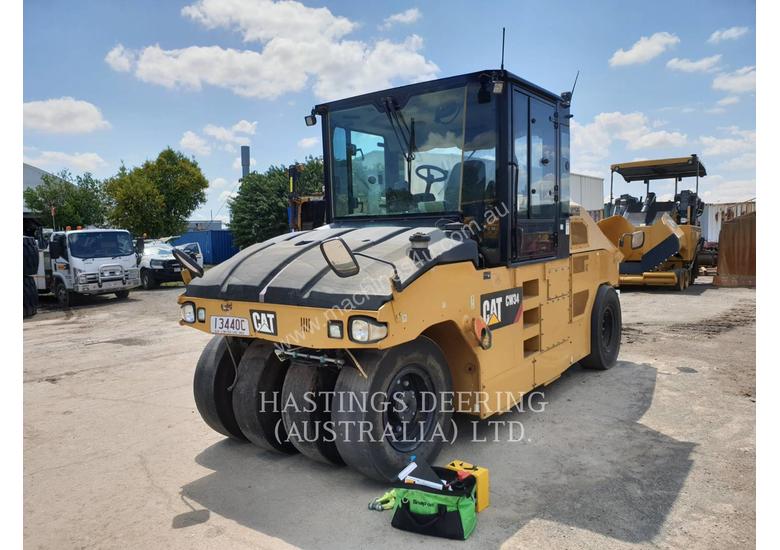 caption CATERPILLAR CW34 Pneumatic Tired Compactors
